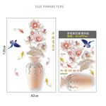 Casa si Gradina - Decoratiuni - Stickere decorative - Sticker decorativ, Vaza cu flori, 120 cm, 762STK - Infinity.ro