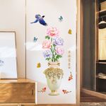 Casa si Gradina - Decoratiuni - Stickere decorative - Sticker decorativ, Vaza cu flori, 110 cm, 764STK - Infinity.ro