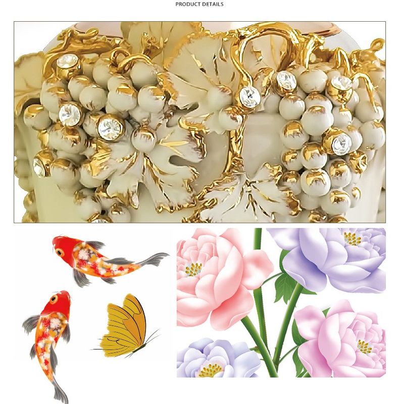 Casa si Gradina - Decoratiuni - Stickere decorative - Sticker decorativ, Vaza cu flori, 110 cm, 764STK - Infinity.ro