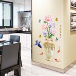Casa si Gradina - Decoratiuni - Stickere decorative - Sticker decorativ, Vaza cu flori, 110 cm, 764STK - Infinity.ro