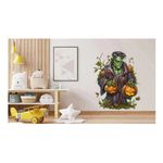 Casa si Gradina - Decoratiuni - Stickere decorative - Sticker decorativ, Halloween, Verde, 80 cm, 1308STK-7 - Infinity.ro