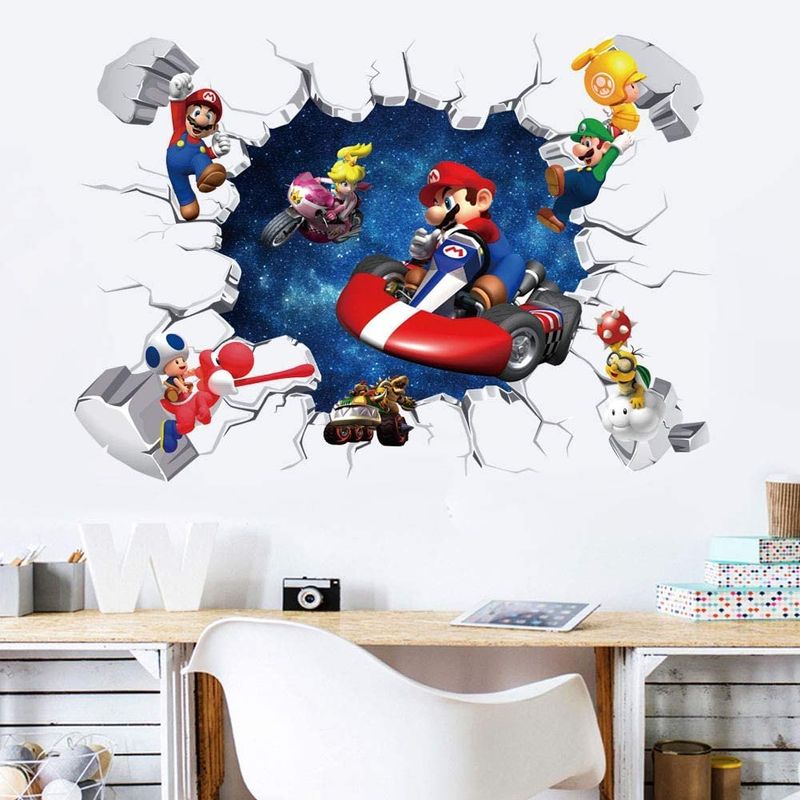Casa si Gradina - Decoratiuni - Stickere decorative - Sticker decorativ cu Mario, 60 cm, 1106STK - Infinity.ro