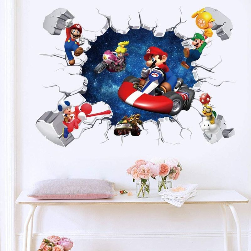 Casa si Gradina - Decoratiuni - Stickere decorative - Sticker decorativ cu Mario, 60 cm, 1106STK - Infinity.ro
