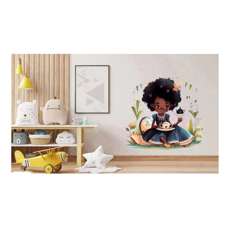 Casa si Gradina - Decoratiuni - Stickere decorative - Sticker decorativ, Mica Printesa, Albastru, 65 cm, 1282STK-5 - Infinity.ro