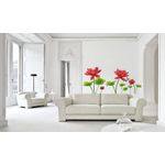 Casa si Gradina - Decoratiuni - Stickere decorative - Sticker decorativ, Flore rosii, 150 cm, 396STK-2 - Infinity.ro