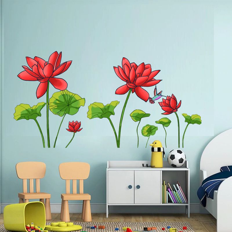 Casa si Gradina - Decoratiuni - Stickere decorative - Sticker decorativ, Flore rosii, 150 cm, 396STK-2 - Infinity.ro