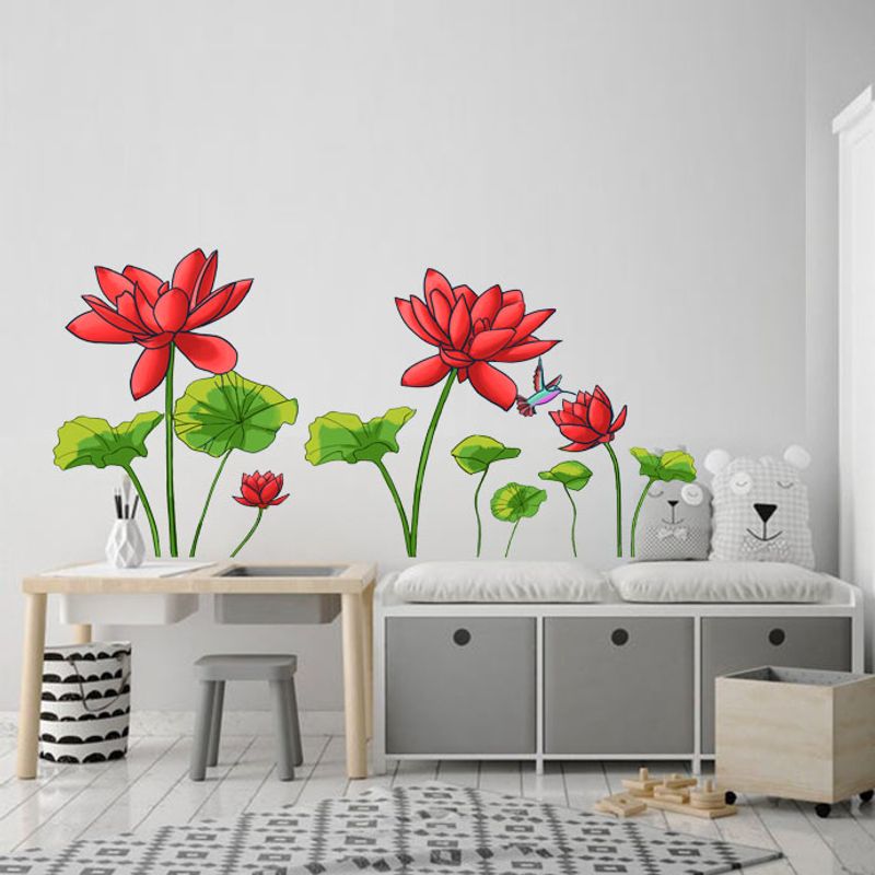 Casa si Gradina - Decoratiuni - Stickere decorative - Sticker decorativ, Flore rosii, 150 cm, 396STK-2 - Infinity.ro