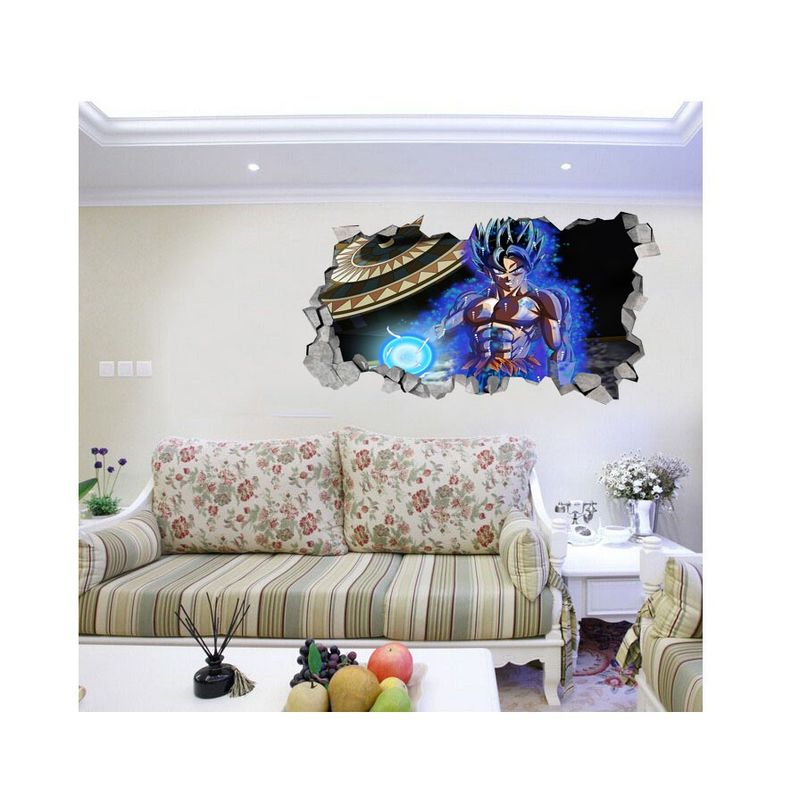 Casa si Gradina - Decoratiuni - Stickere decorative - Sticker decorativ, gaura in perete 3D,  Dragon Ball, 85 cm, 1026STK-2 - Infinity.ro