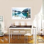 Casa si Gradina - Decoratiuni - Stickere decorative - Sticker decorativ, Fereastra 3D, Lac, 85 cm, 560STK - Infinity.ro