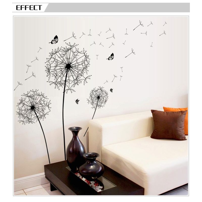 Casa si Gradina - Decoratiuni - Stickere decorative - Sticker decorativ, Flori Papadie, 135 cm, 767STK - Infinity.ro