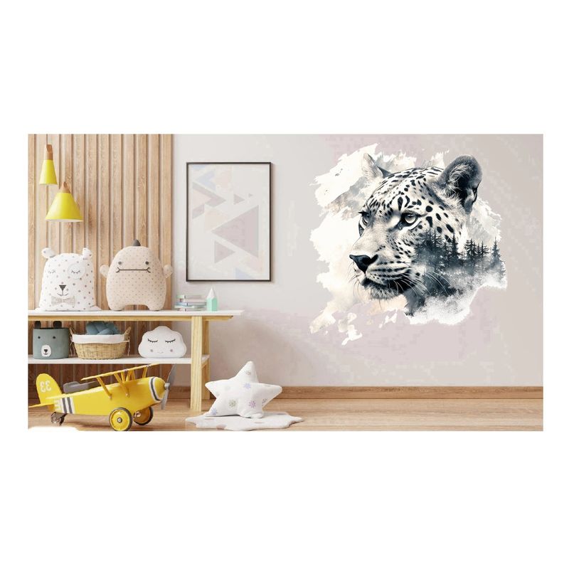 Casa si Gradina - Decoratiuni - Stickere decorative - Sticker decorativ, Jaguar, Negru, 60 cm, 1307STK-9 - Infinity.ro