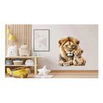 Casa si Gradina - Decoratiuni - Stickere decorative - Sticker decorativ, Leu, Portocaliu, 77 cm, 1213STK - Infinity.ro