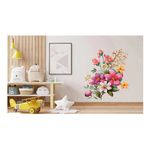 Casa si Gradina - Decoratiuni - Stickere decorative - Sticker decorativ, Flori, Multicolor, 85 cm, 1216STK-1 - Infinity.ro