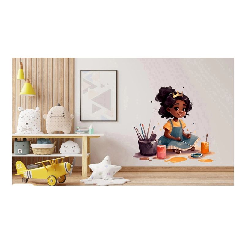 Casa si Gradina - Decoratiuni - Stickere decorative - Sticker decorativ, Mica Printesa, Multicolor, 63 cm, 1282STK-6 - Infinity.ro