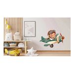Casa si Gradina - Decoratiuni - Stickere decorative - Sticker decorativ, Elicopter, Verde, 81 cm, 1286STK - Infinity.ro
