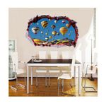 Casa si Gradina - Decoratiuni - Stickere decorative - Sticker decorativ, Gaura in perete 3D, Baloane, 85 cm, 400STK - Infinity.ro