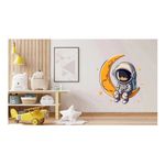 Casa si Gradina - Decoratiuni - Stickere decorative - Sticker decorativ, Astronaut, Galben, 60 cm, 1266STK-6 - Infinity.ro