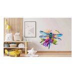 Casa si Gradina - Decoratiuni - Stickere decorative - Sticker decorativ, Libelula, Albastru, 62 cm, 1206STK-2 - Infinity.ro