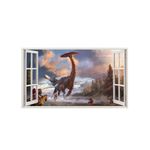 Casa si Gradina - Decoratiuni - Stickere decorative - Sticker decorativ cu Dinozauri, 85 cm, 4384ST - Infinity.ro