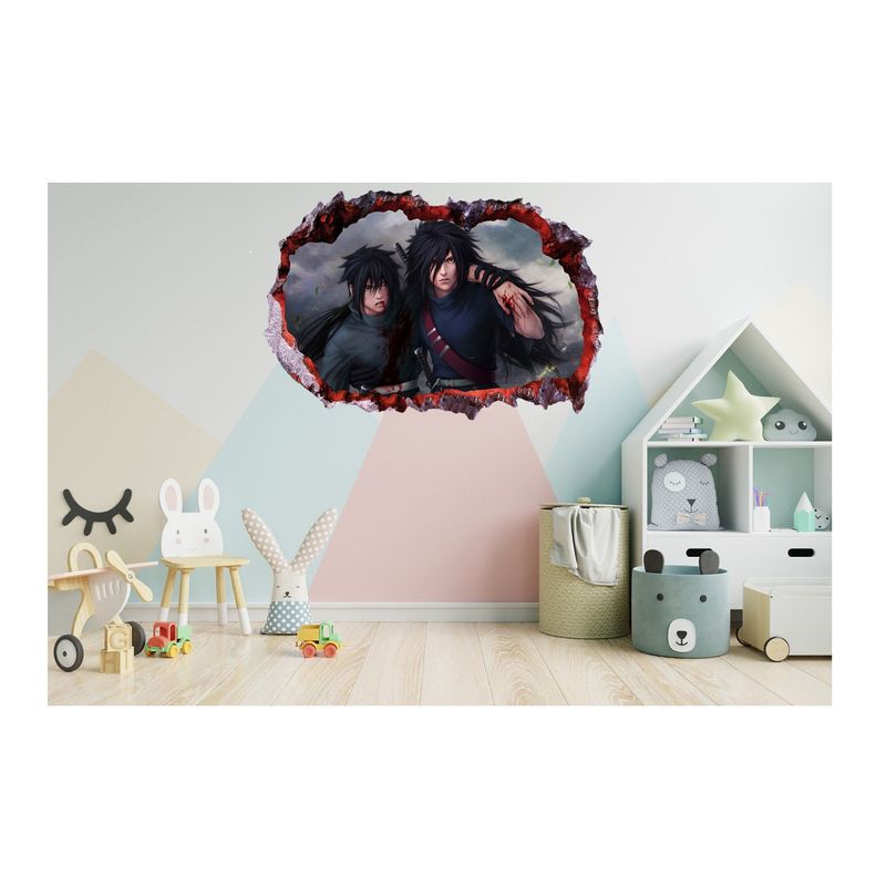 Casa si Gradina - Decoratiuni - Stickere decorative - Sticker decorativ, gaura in perete 3D,  Naruto, 85 cm, 1028STK-1 - Infinity.ro