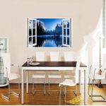 Casa si Gradina - Decoratiuni - Stickere decorative - Sticker decorativ, Fereastra 3D, Lac, 85 cm, 538STK - Infinity.ro