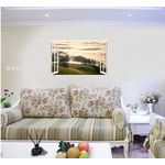 Casa si Gradina - Decoratiuni - Stickere decorative - Sticker decorativ, Fereastra 3D, Padure, 85 cm, 653STK - Infinity.ro