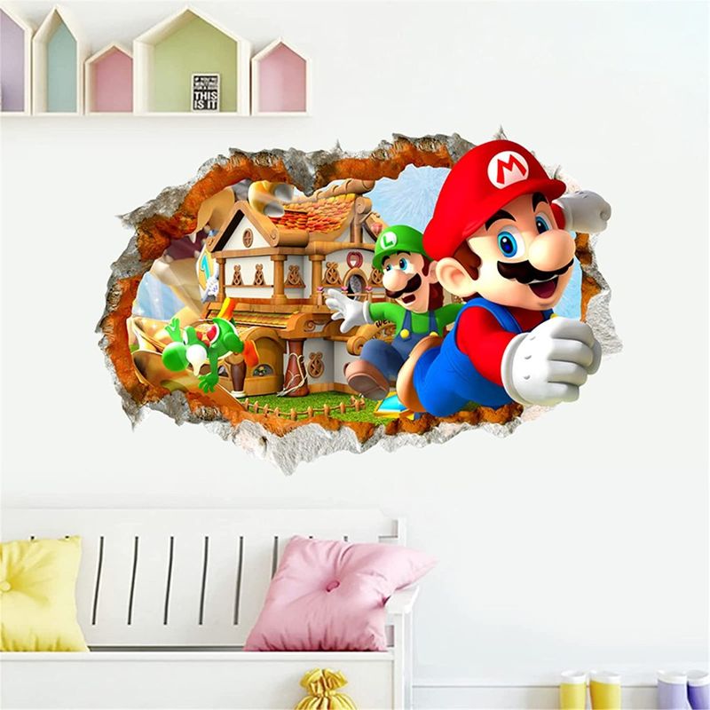 Casa si Gradina - Decoratiuni - Stickere decorative - Sticker decorativ cu Mario, 80 cm, 1117STK - Infinity.ro