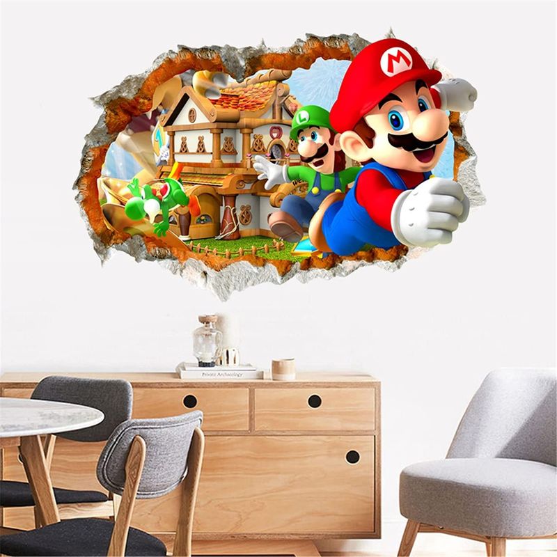Casa si Gradina - Decoratiuni - Stickere decorative - Sticker decorativ cu Mario, 80 cm, 1117STK - Infinity.ro