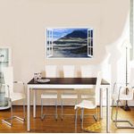 Casa si Gradina - Decoratiuni - Stickere decorative - Sticker decorativ, Fereastra 3D, Munte, 85 cm, 660STK - Infinity.ro