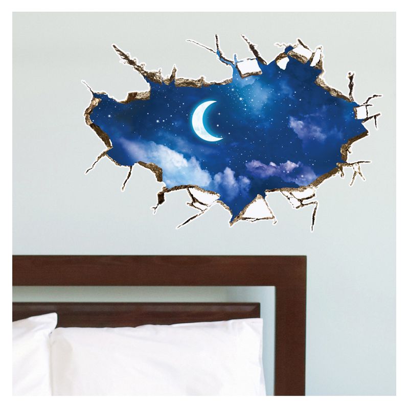 Casa si Gradina - Decoratiuni - Stickere decorative - Sticker decorativ, gaura in perete,  privire spre cer  90 cm, 125STK - Infinity.ro