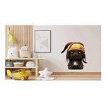Casa si Gradina - Decoratiuni - Stickere decorative - Sticker decorativ, Pirat Motan, Maro, 63 cm, 1239STK - Infinity.ro