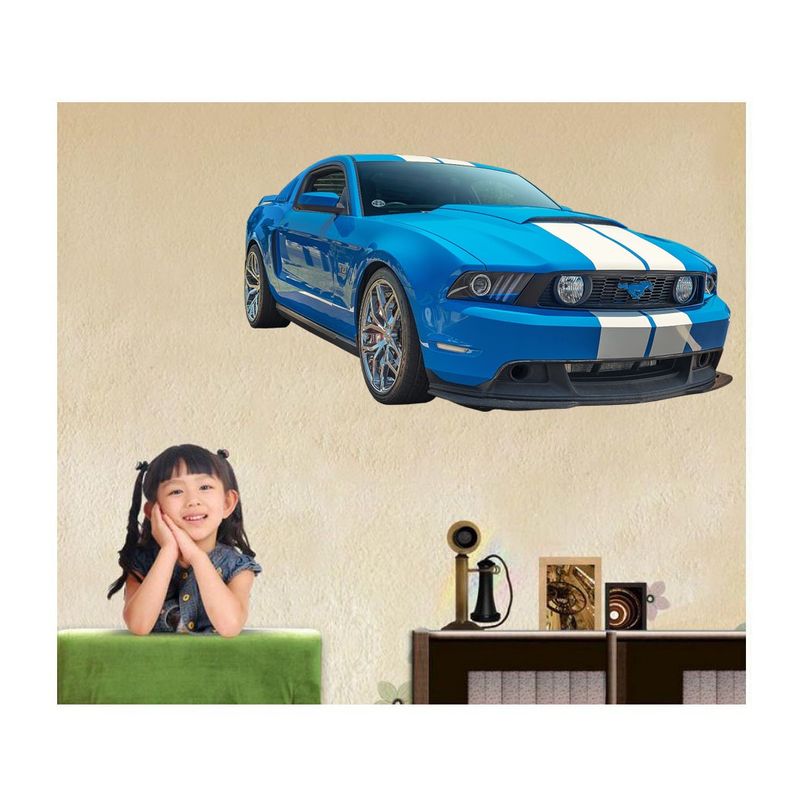 Casa si Gradina - Decoratiuni - Stickere decorative - Sticker decorativ masina,  3D, 80 cm, 1011STK-3 - Infinity.ro