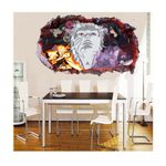 Casa si Gradina - Decoratiuni - Stickere decorative - Sticker decorativ, gaura in perete 3D, Uchiha-Uzumaki, 85 cm, 1017STK-1 - Infinity.ro