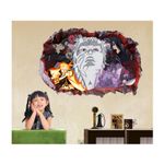 Casa si Gradina - Decoratiuni - Stickere decorative - Sticker decorativ, gaura in perete 3D, Uchiha-Uzumaki, 85 cm, 1017STK-1 - Infinity.ro