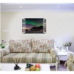 Casa si Gradina - Decoratiuni - Stickere decorative - Sticker decorativ, Fereastra 3D, Aurora Borealis, 85 cm, 692STK - Infinity.ro
