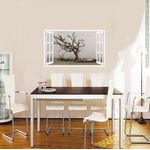 Casa si Gradina - Decoratiuni - Stickere decorative - Sticker decorativ, Fereastra 3D, Pom, 85 cm, 627STK - Infinity.ro