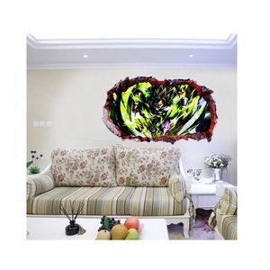 Sticker decorativ, gaura in perete 3D,  Dragon Ball, 85 cm, 1024STK