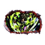 Casa si Gradina - Decoratiuni - Stickere decorative - Sticker decorativ, gaura in perete 3D,  Dragon Ball, 85 cm, 1024STK - Infinity.ro