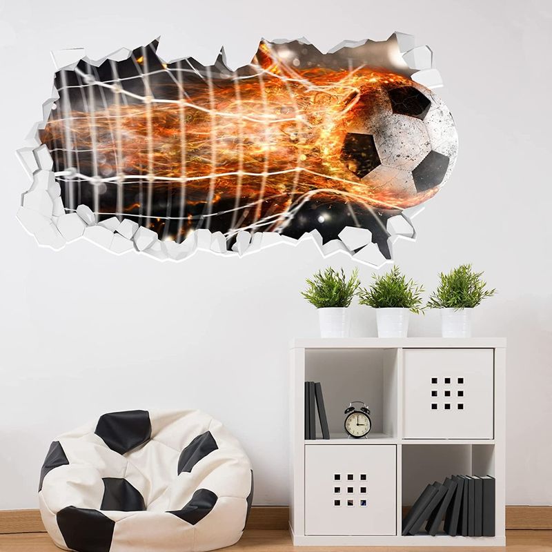 Casa si Gradina - Decoratiuni - Stickere decorative - Sticker decorativ cu Fotbal, 85 cm, 1125STK - Infinity.ro