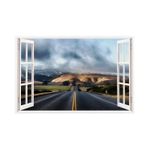 Casa si Gradina - Decoratiuni - Stickere decorative - Sticker decorativ, Fereastra 3D, Drum, 85 cm, 192STK - Infinity.ro