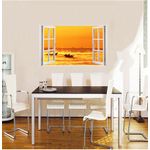 Casa si Gradina - Decoratiuni - Stickere decorative - Sticker decorativ, Fereastra 3D, Apa, 85 cm, 527STK - Infinity.ro