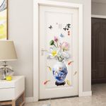 Casa si Gradina - Decoratiuni - Stickere decorative - Sticker decorativ, Vaza cu flori, 120 cm, 784STK - Infinity.ro