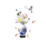 Casa si Gradina - Decoratiuni - Stickere decorative - Sticker decorativ, Vaza cu flori, 120 cm, 784STK - Infinity.ro