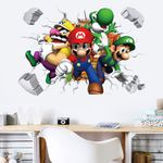 Casa si Gradina - Decoratiuni - Stickere decorative - Sticker decorativ cu Mario, 70 cm, 1107STK - Infinity.ro