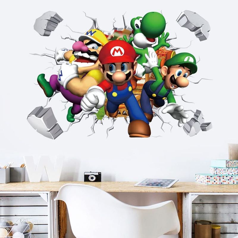 Casa si Gradina - Decoratiuni - Stickere decorative - Sticker decorativ cu Mario, 70 cm, 1107STK - Infinity.ro