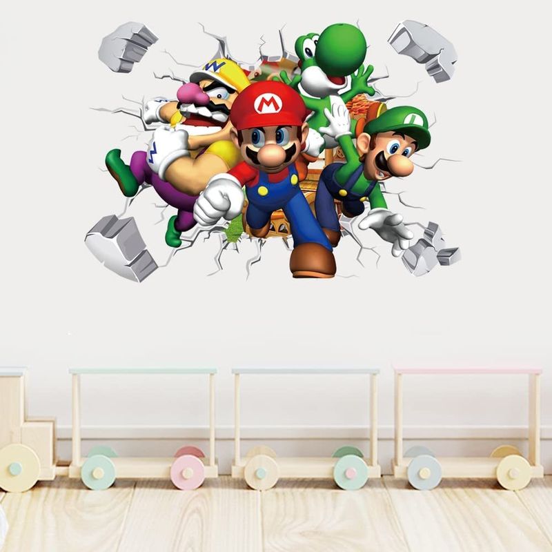 Casa si Gradina - Decoratiuni - Stickere decorative - Sticker decorativ cu Mario, 70 cm, 1107STK - Infinity.ro