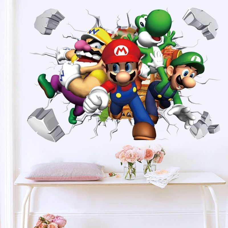 Casa si Gradina - Decoratiuni - Stickere decorative - Sticker decorativ cu Mario, 70 cm, 1107STK - Infinity.ro