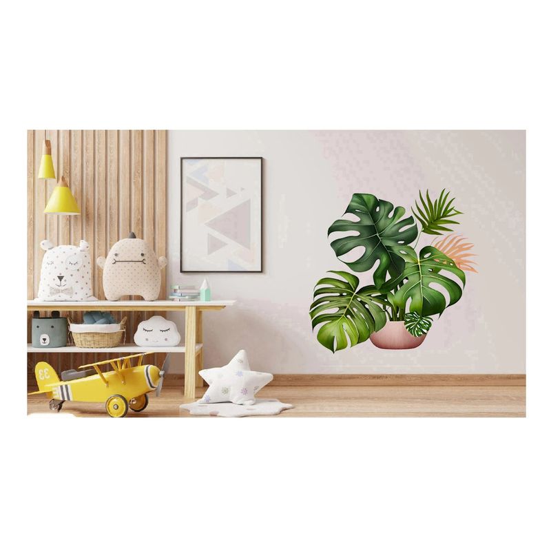 Casa si Gradina - Decoratiuni - Stickere decorative - Sticker decorativ, Floare, Verde, 72 cm, 1261STK-6 - Infinity.ro