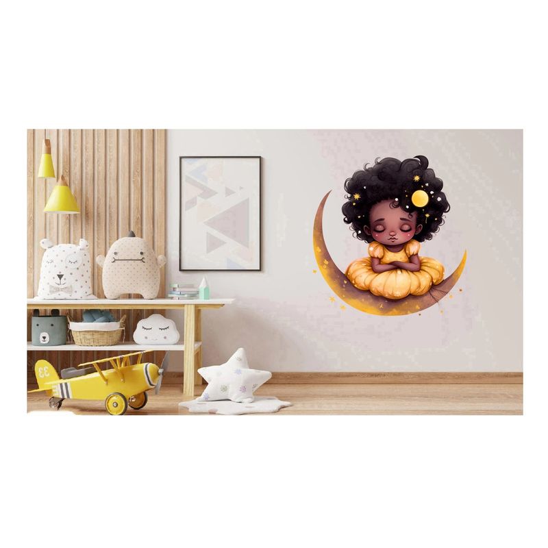 Casa si Gradina - Decoratiuni - Stickere decorative - Sticker decorativ, Mica Printesa, Portocaliu, 63 cm, 1282STK-4 - Infinity.ro