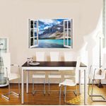 Casa si Gradina - Decoratiuni - Stickere decorative - Sticker decorativ, Fereastra 3D, Apa, 85 cm, 533STK - Infinity.ro
